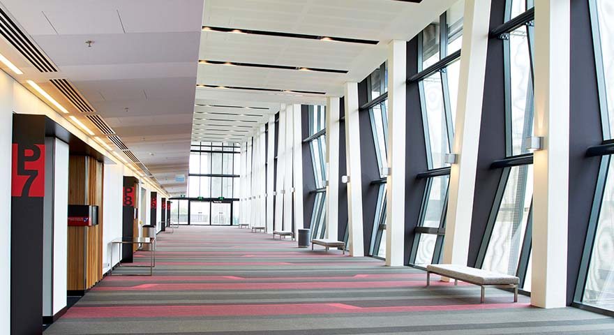 Plaza P6 concourse